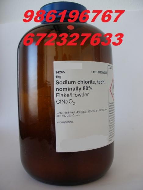 672327633 venta de clorito de sodio 80%
