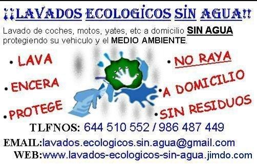 LAVADOS ECOLOGICOS SIN AGUA