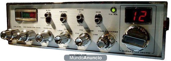 OPORTUNIDAD!EMISORA RADIOAFICIONADO SUPER STAR 360 27 MHZ !SOLO 220 EUROS!