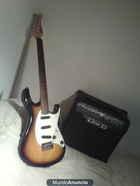 Guitarra Electrica y Amplificador 15w
