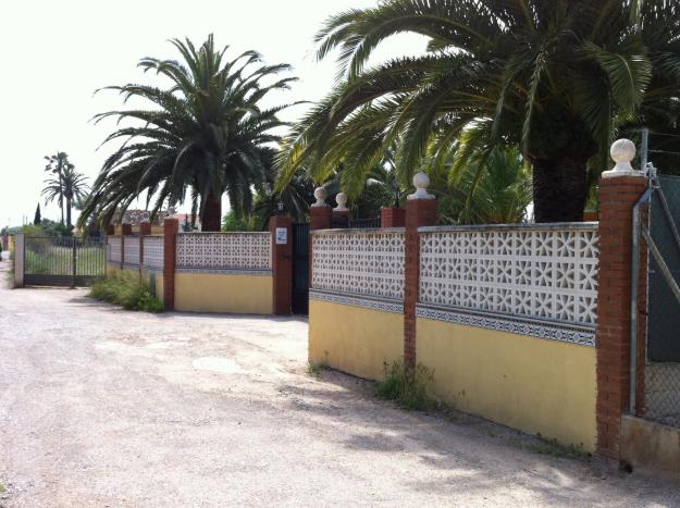 Parcela con casa de madera en Benicarlo