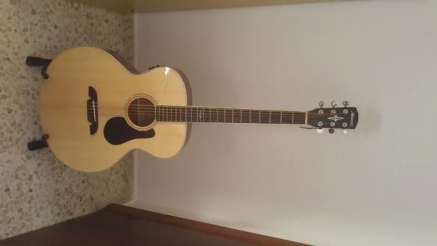 guitarra acustica baritono alvarez abt 60 con previo y afinador