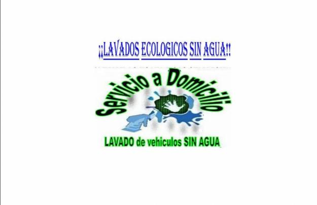 LAVADOS ECOLOGICOS SIN AGUA