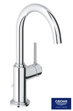 Grohe - Grifería monomando lavabo curvo Atrio