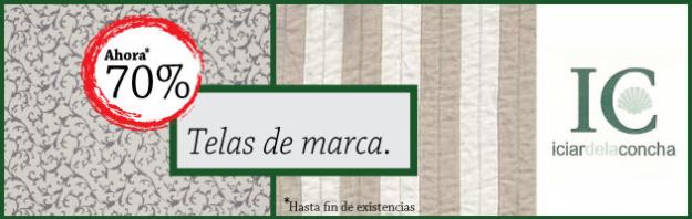 Telas de marca al 70% de descuento