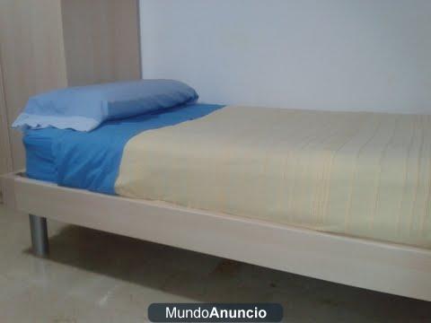 Cama + canapé + colchón de 90 x 200