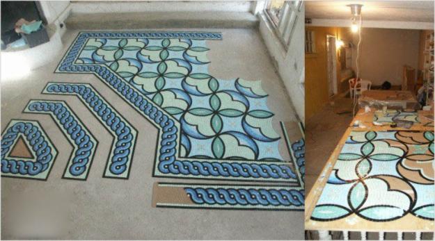 FONDOS DE PISCINAS Y  FUENTES EN MOSAICO