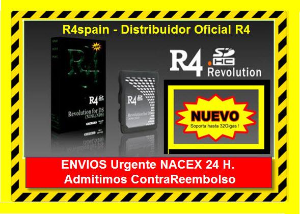 R4i DSi y R4 Ds  Cartuchos www.Dsiconsolas.com