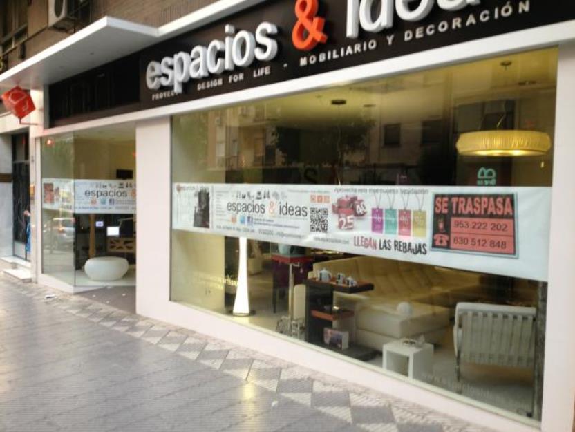 Traspaso tienda de decoración mobiliario led domótica