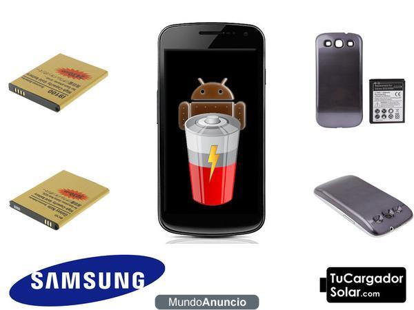 Baterías Extendidas para Aumentar la autonomía de los modelos de Samsung Galaxy