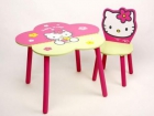 CONJUNTO MESA Y SILLA HELLO KITTY DE MADERA - mejor precio | unprecio.es