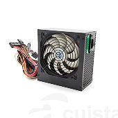 Fuente atx 500w kl-tech vent.12cm 3 satta+ 3 ide