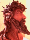 Busto de cristo, hecho a mano en terracota y secado al aire - mejor precio | unprecio.es