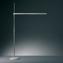 Artemide Talak Lettura LED - Cuerpo lámpara blanco + Asta en acero cromado lúcido - iLamparas.com