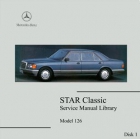 Mercedes Benz 126 Workshop Manual W 126 300 SE 380 SEL 420 560 - mejor precio | unprecio.es