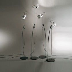 Artemide Alfiere base tija metal barnizado, - iLamparas.com