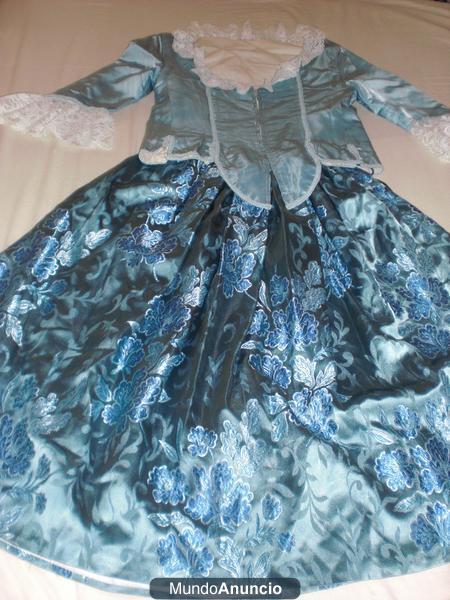 vendo traje de fallera 9-11 años color azul