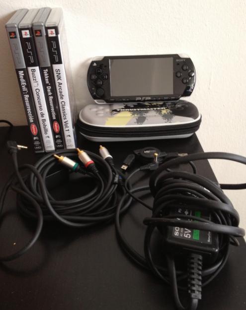 consola psp+wifi+juegos