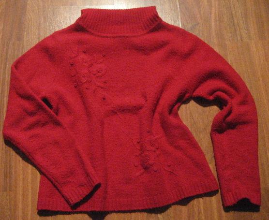 Jersey rojo para chica