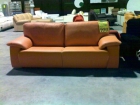 SOFA 3 PLAZAS PIEL FLOR - mejor precio | unprecio.es