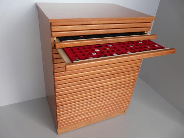 Mueble para colecionar placas de cava