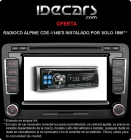 OFERTA IDECARS ALPINE CDE-114BTi: Oferta radiocd 189€* INSTALADO - mejor precio | unprecio.es