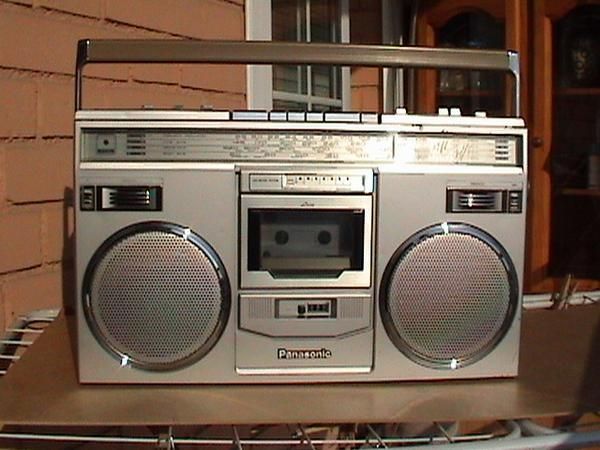 radiocassette vintage 80s panasonic rx-5104