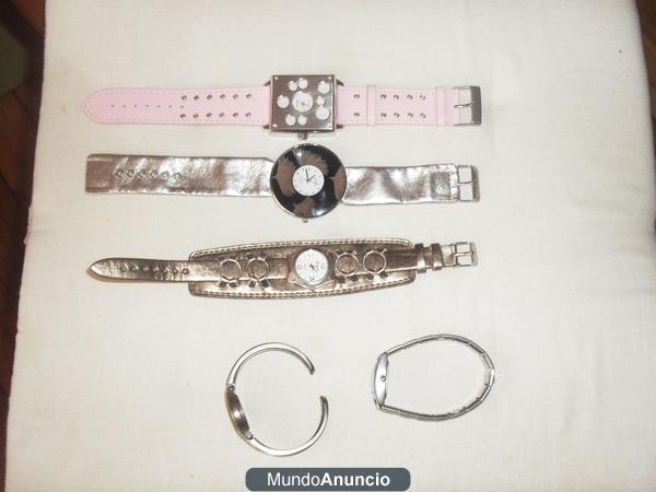 RELOJES, PENDIENTES Y ANILLOS