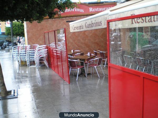 CERRAMIENTOS DE EXTERIOR PARA BARES Y CAFETERIAS