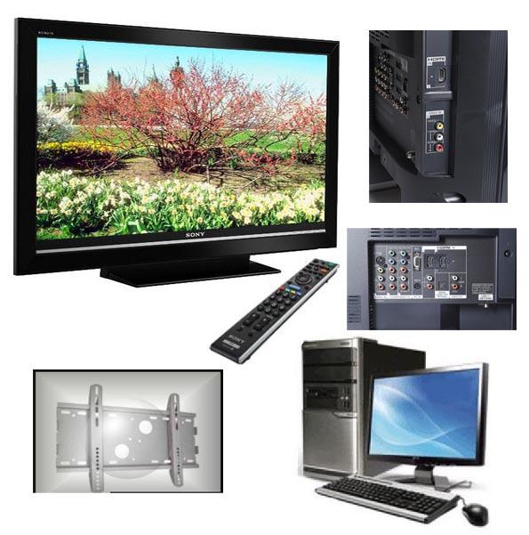 Gran Oportunidad! Televisor Sony LCD de 40 pulgadas, Full HD + Soporte Pared LCD + Regalo