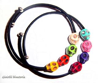 Pulseras calaveras