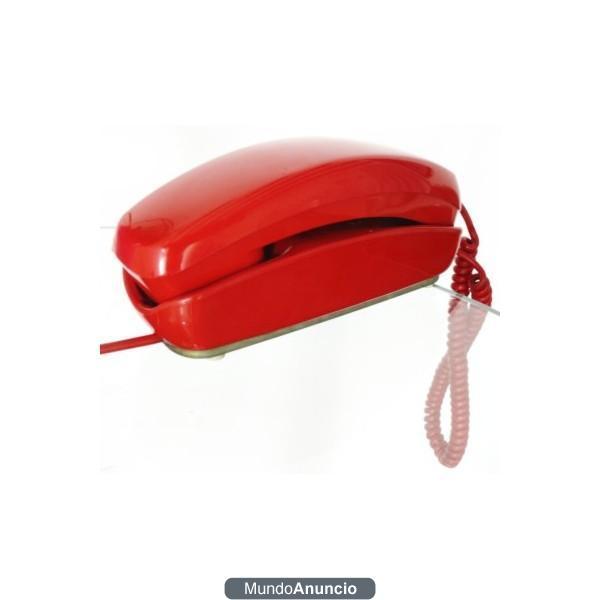 Telefonos gondola en rojo, para mesa o pared