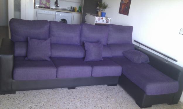 Vendo sofa chaise longue cuatro plazas