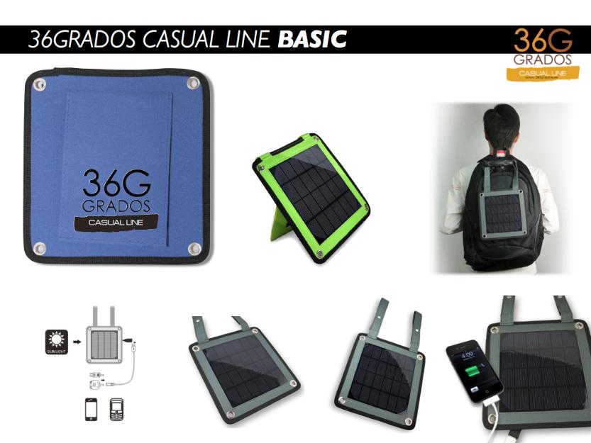 Cargadores solarres-36g casual line basic