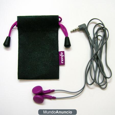 LOTE 3 AURICULARES/BOLSAS RENFE