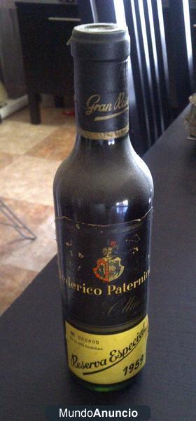 se venden botellas de vino Paternina del 56 y 59