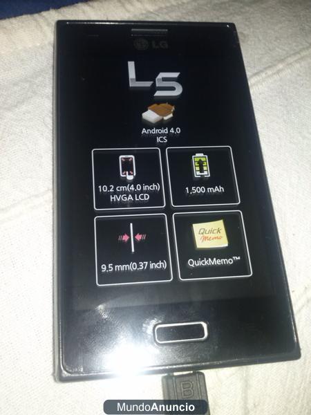 vendo telefono LG 5