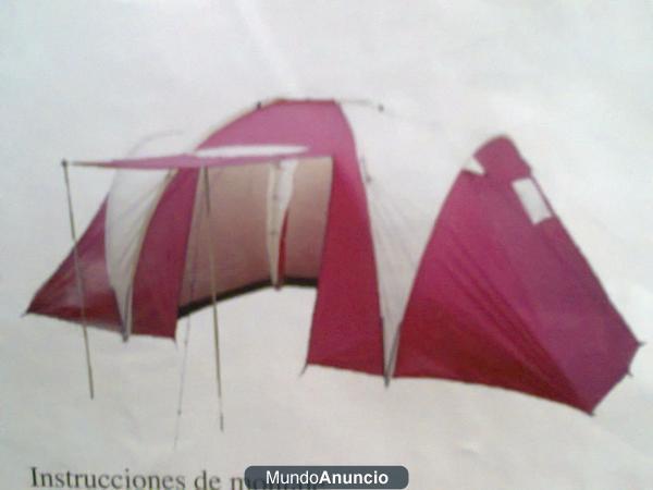 TIENDA DE CAMPAÑA 2 HABITACIONES NUEVA