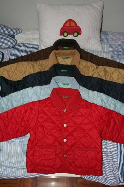 lote 5 husky BENETTON perfecto estado