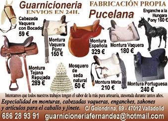 Monturas vaqueras por 180 € y mixtas por 220 €