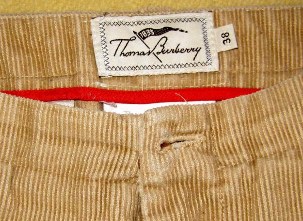 Pantalones THOMAS BURBERRY. Talla 38