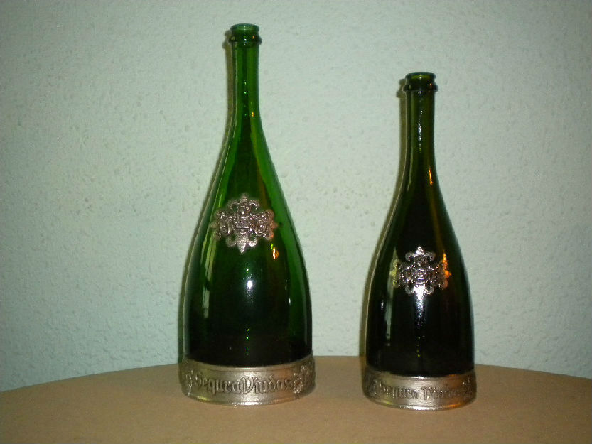 Pareja de botellones vacios cava Segura Viudas