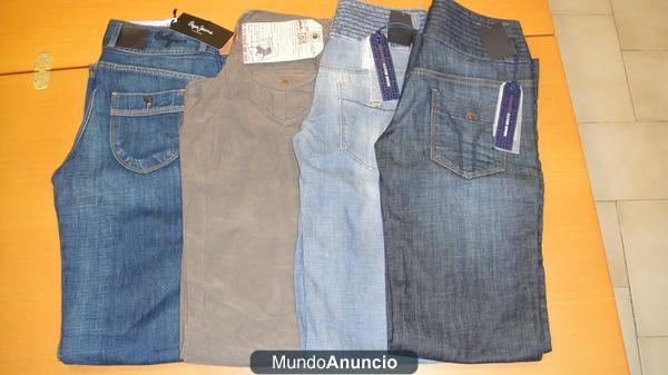 Pantalones tejanos mujer