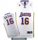 campeon camisetas gasol los angeles lakers nba negro - mejor precio | unprecio.es