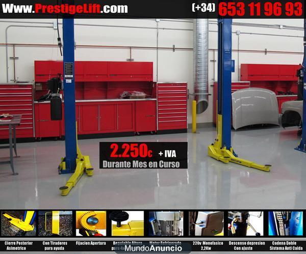 elevador 2 dos columnas coche 3.200kg 220v 1.250€