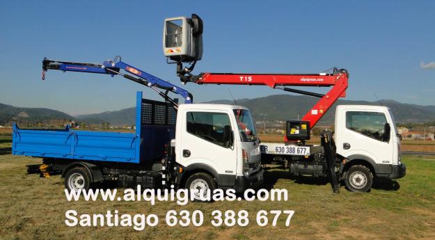 alquiler camion grua cesta  palau caldas polinya rubi 630388677