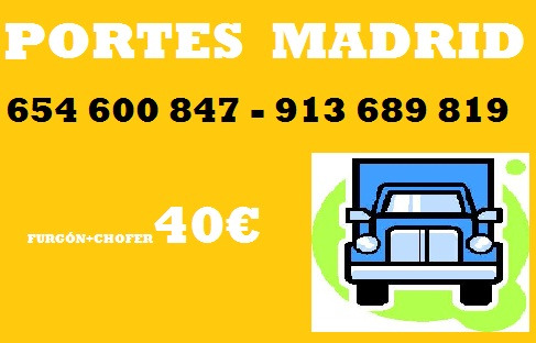 Portes** en ventas **654-600-847…….desdee 30€