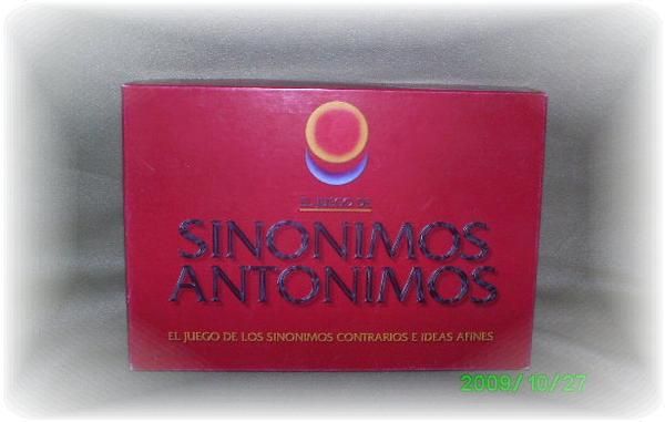 Juego de caja  *Sinónimos  Antónimos*