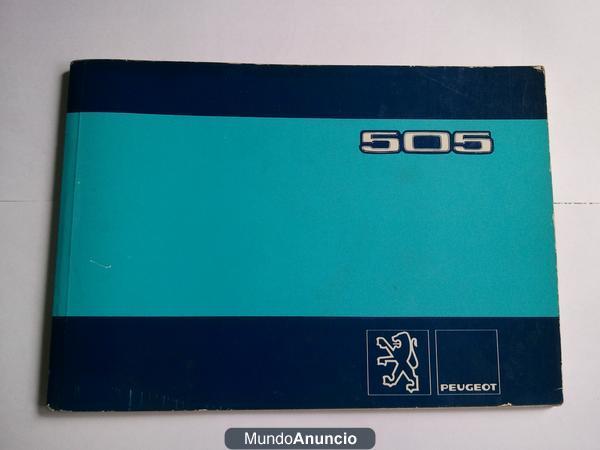 manual de instrucciones de peugeot 505