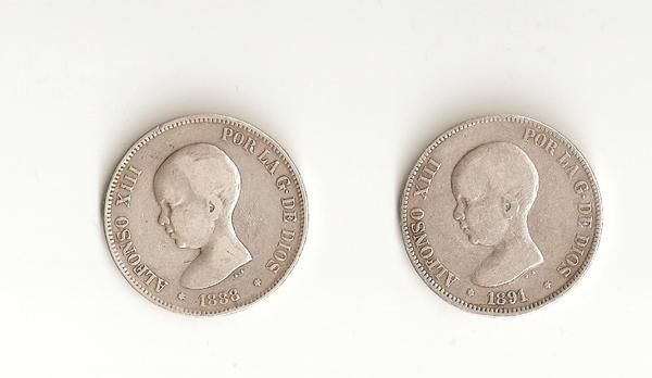 se venden monedas de alfonso XIII